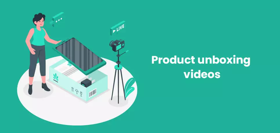 Product unboxing videos